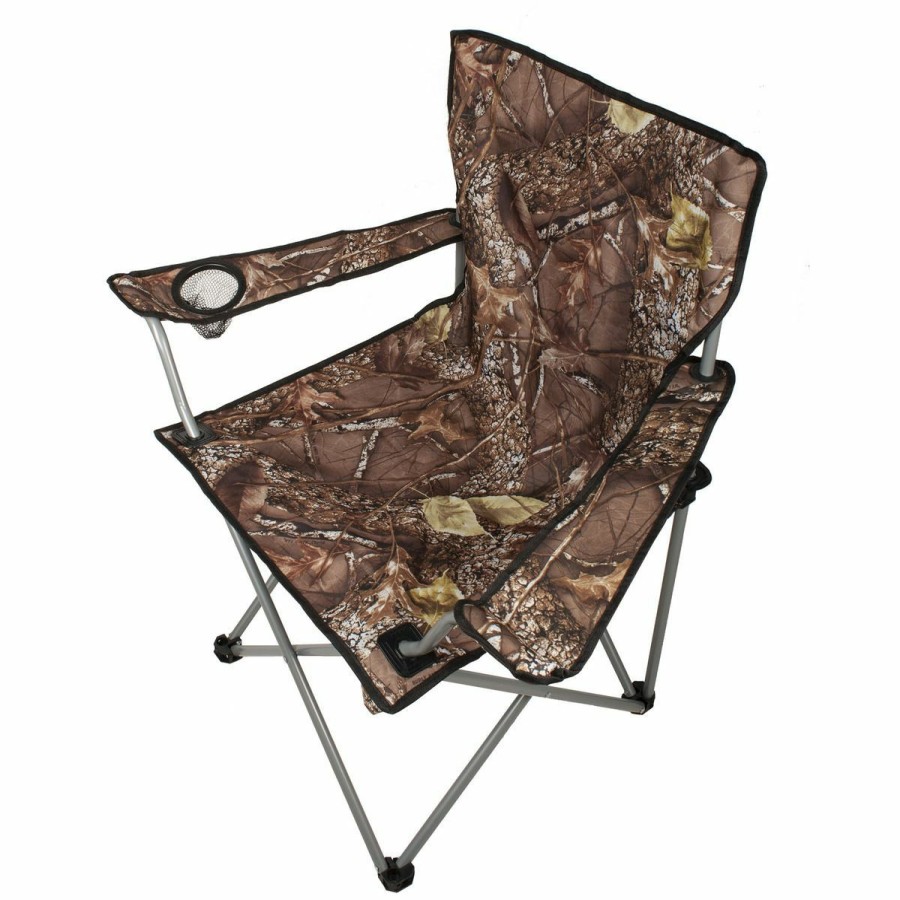 Camping & Outdoor Gear * | World Famous Sports Folding Quad Chair, Camo, Qac-Camo