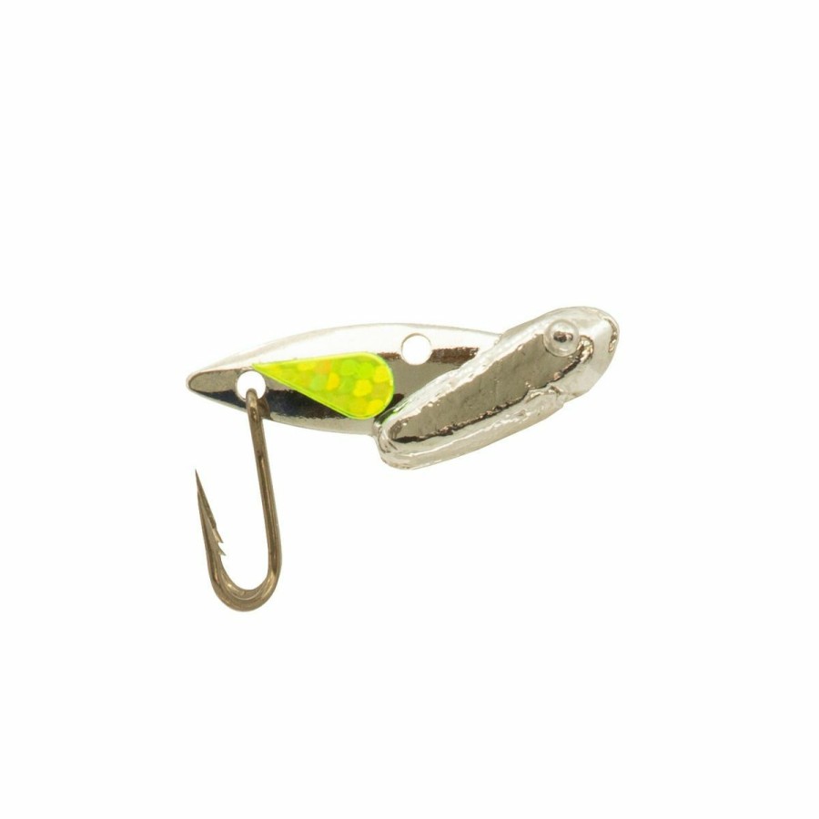 Fishing Gear * | Reef Runner Cicada Blade, Silver/Chartreuse, 149757