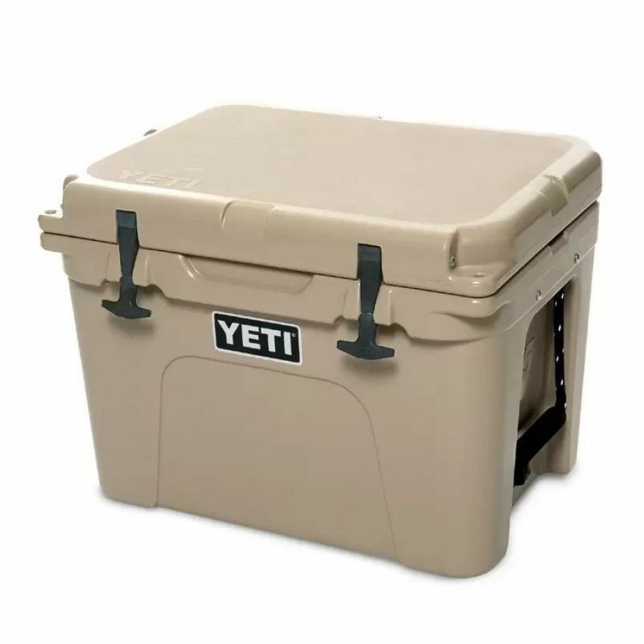 Camping & Outdoor Gear * | Yeti Tundra Hard Cooler, Desert Tan, 10035010000, 35 Quart