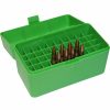 Gun Supplies, Storage & Ammunition * | Mtm Case-Gard Ammo Box 50 Round Flip-Top 270 Win 30-06 25-06, Green, Rl-50-10