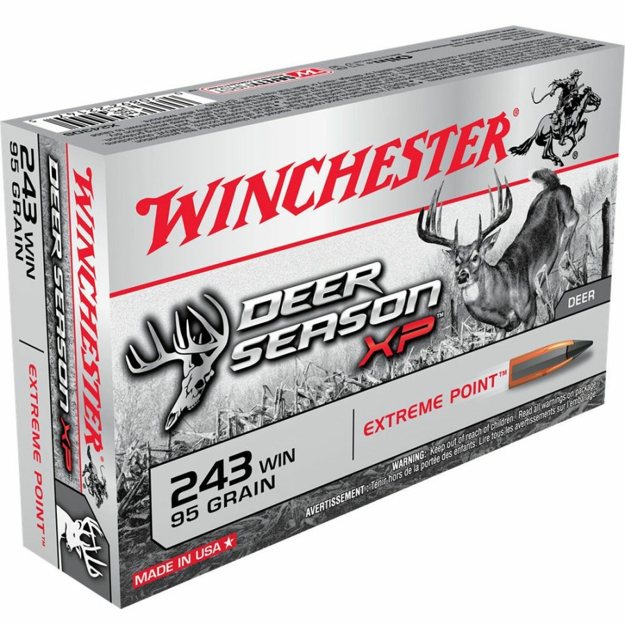 Gun Supplies, Storage & Ammunition * | Winchester 243 Win 95 Grain Extreme Point Ammo, 20-Round, X243Ds