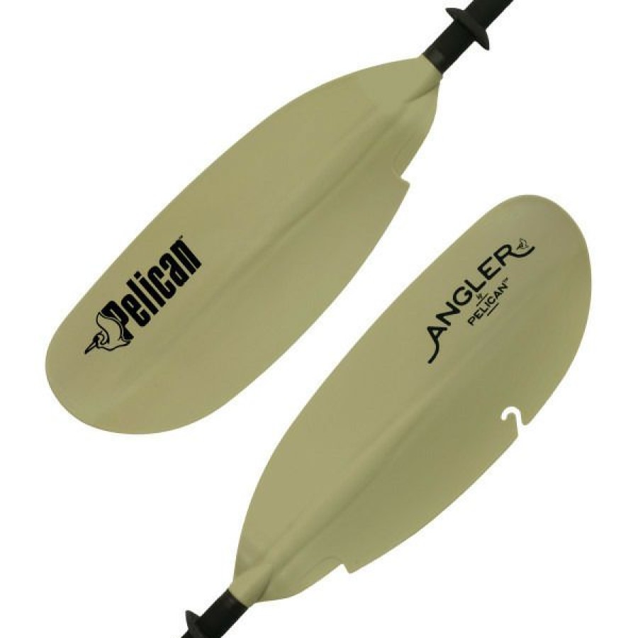 Sport Vehicles & Boating * | Pelican Poseidon Angler Fishing Kayak Paddle 250 Cm, Kaki, Ps1129