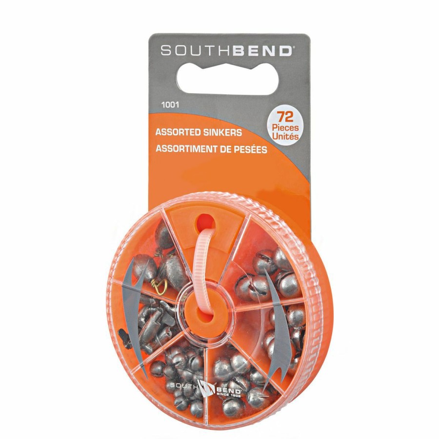 Fishing Gear * | South Bend Assorted Sinkers, 72-Pieces, 106591