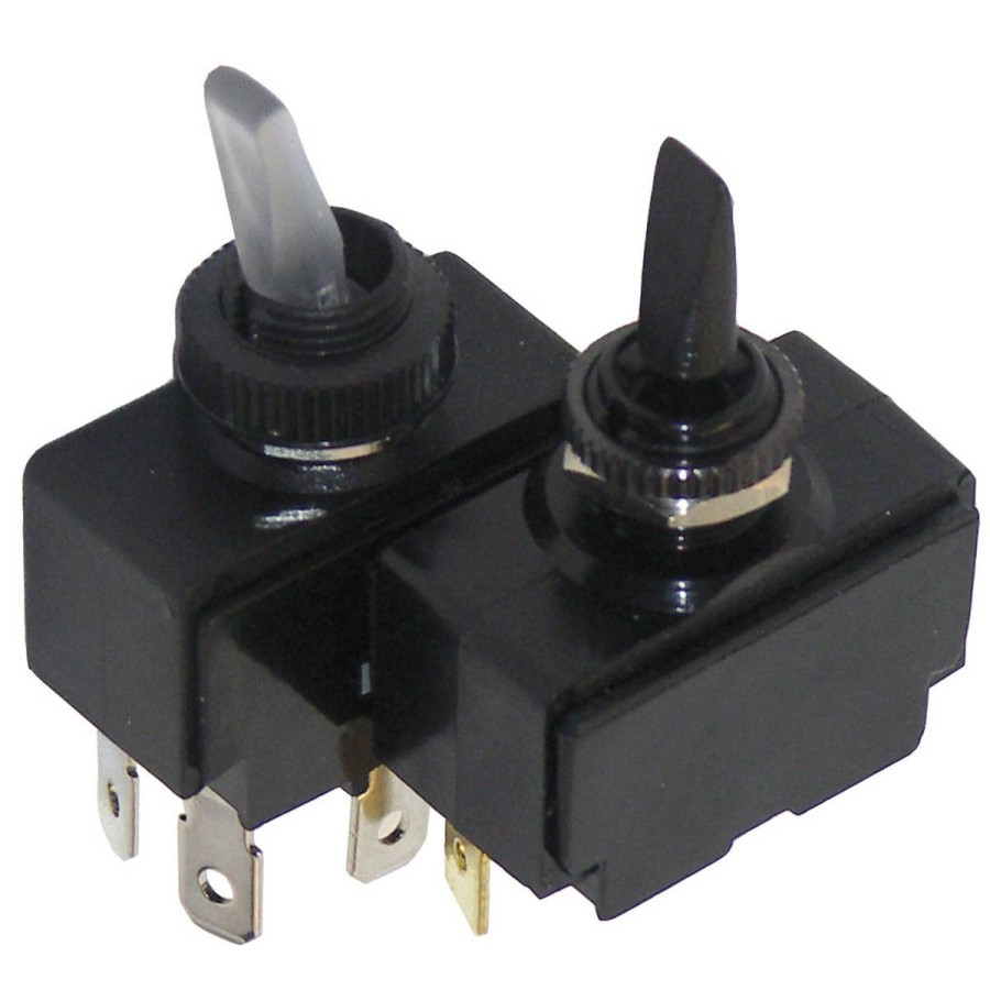 Sport Vehicles & Boating * | Shoreline Marine Toggle Switch On / Off, Black, 52106