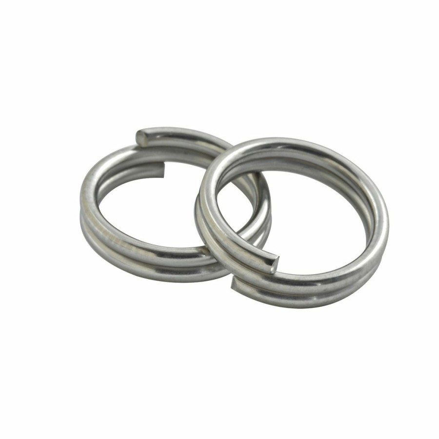 Fishing Gear * | South Bend Stainless Steel Split Ring, Small, 12-Pack, 523431