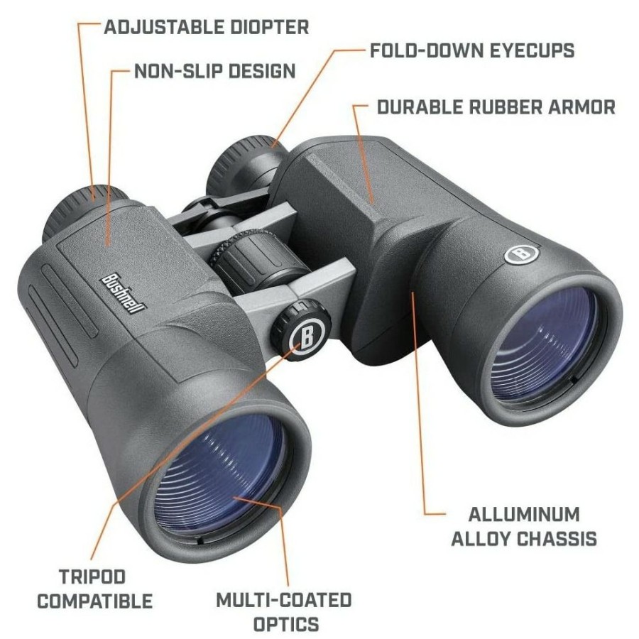 Hunting Gear * | Bushnell Powerview 2 Binoculars, 10 X 50Mm, Pwv1050