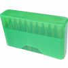 Gun Supplies, Storage & Ammunition * | Mtm Case-Gard Slip-Top Ammo Box 20 Round 30-06 30-30 270 Win 308, Clear Green, J-20-L-16