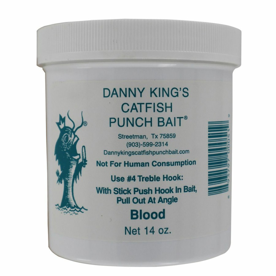 Fishing Gear * | Danny Kings Blood Catfish Punch Bait, 51, 14 Oz