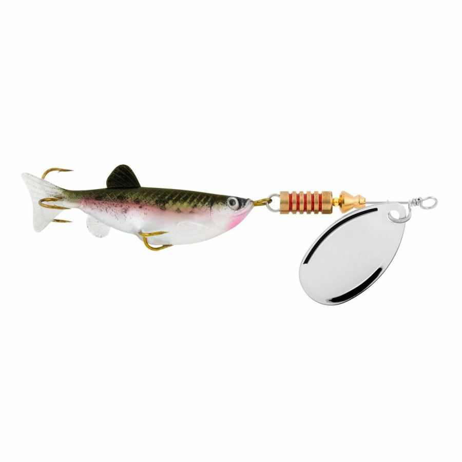 Fishing Gear * | South Bend Minnow Spinner Trout, 1/6 Oz, Silver Rainbow, Sb-Min16-Rbt