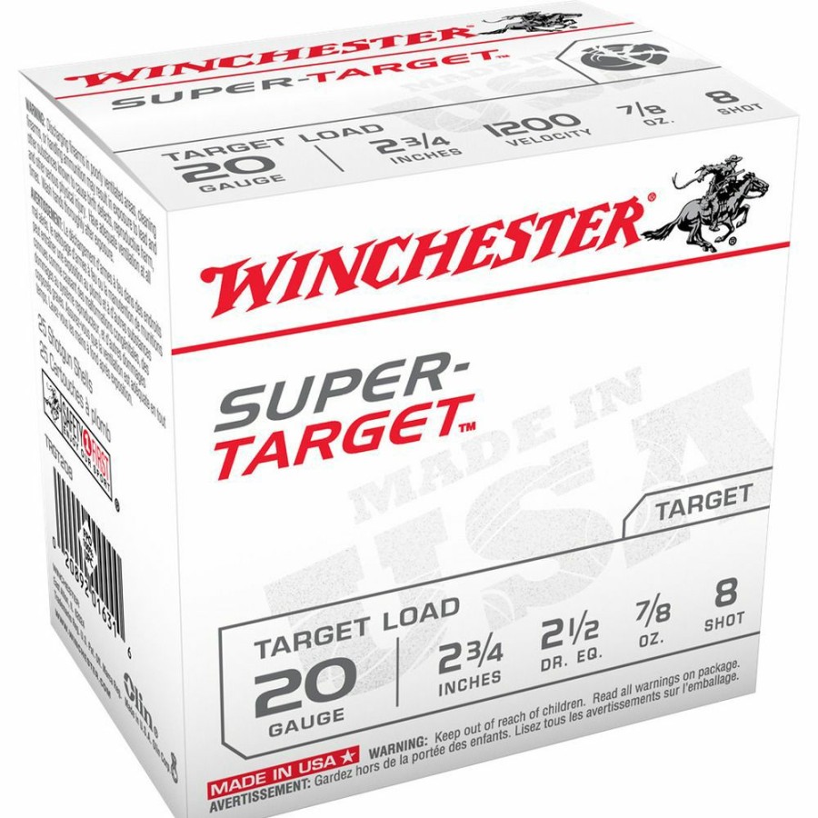 Gun Supplies, Storage & Ammunition * | Winchester 20 Gauge Target Load Ammo, 25-Round, Trgt208