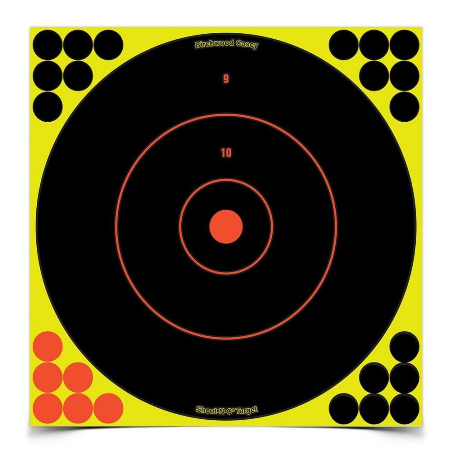 Hunting Gear * | Birchwood Casey Shoot-N-C 12 Round Target 5-Pack, Bc-34012