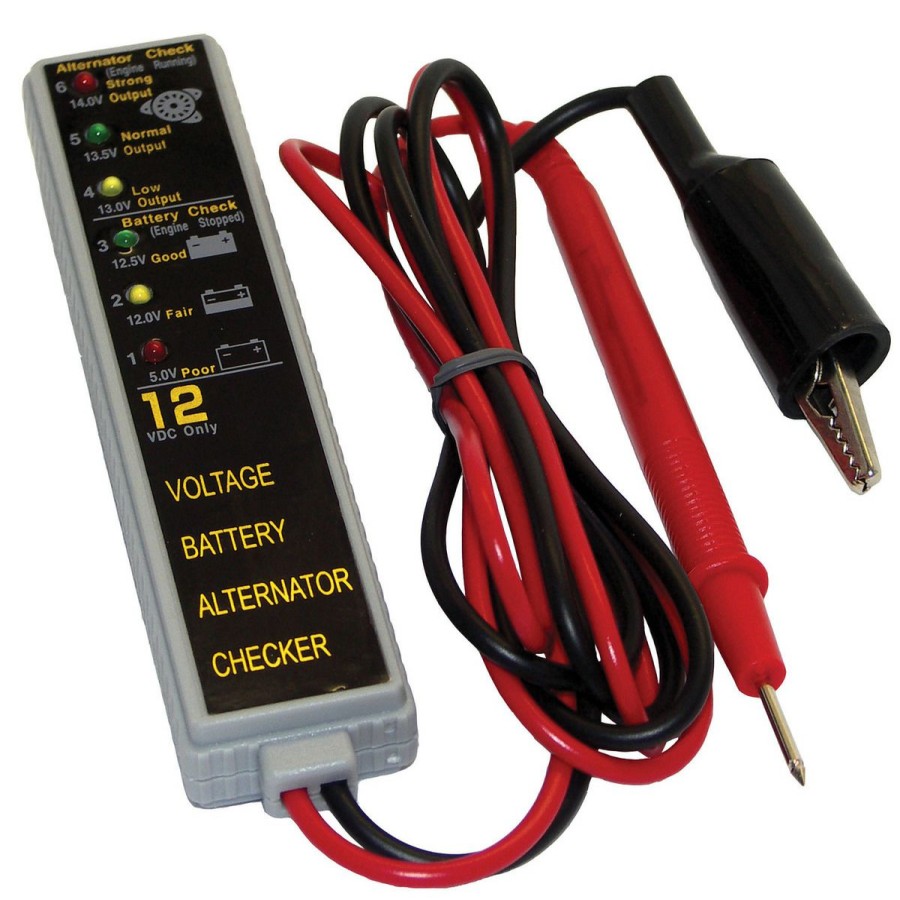 Sport Vehicles & Boating * | Shoreline Marine Led Battery Tester, 12 Volt, 52070