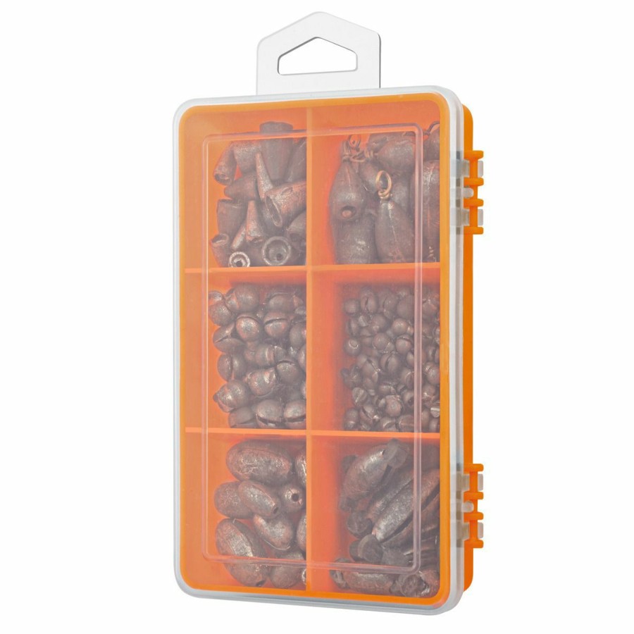 Fishing Gear * | South Bend Value-Pack Sinker Kit Assortment, 160-Piece, 327643