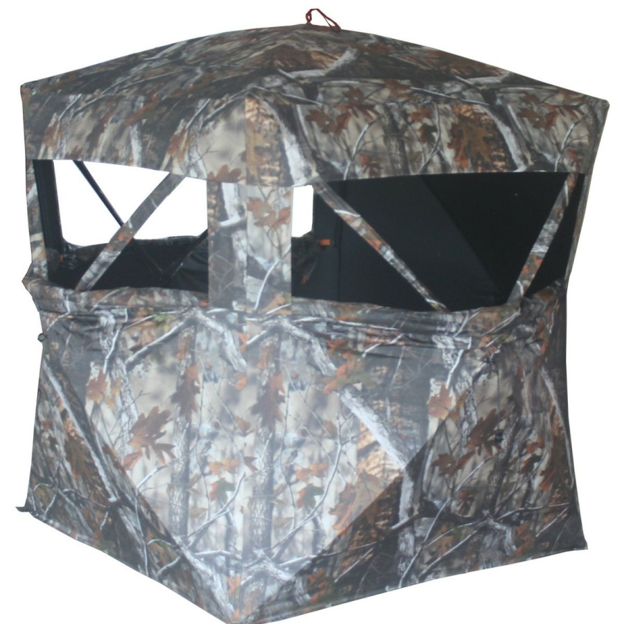 Hunting Gear * | Naturescape 2 Person Camo Hunting Blind Combo With Chair And Shooting Stick, Nehb-2K