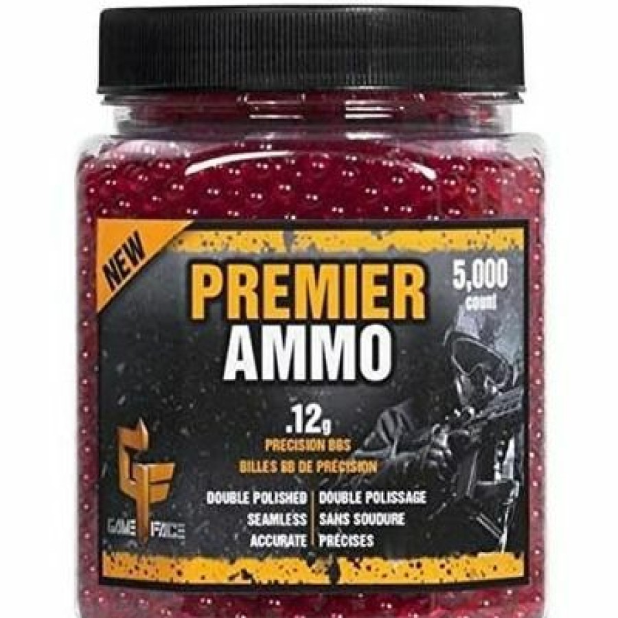 Bb & Air Guns & Accessories * | Game Face Premier Airsoft Ammo (.12 Gram), Asp512