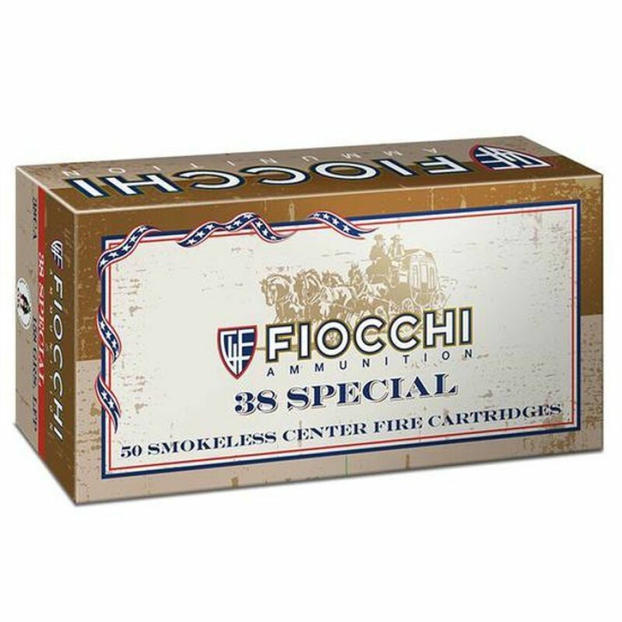 Gun Supplies, Storage & Ammunition * | Fiocchi 38 Special Cowboy Action, 158Gr Lffp, 50-Rounds, 38Ca