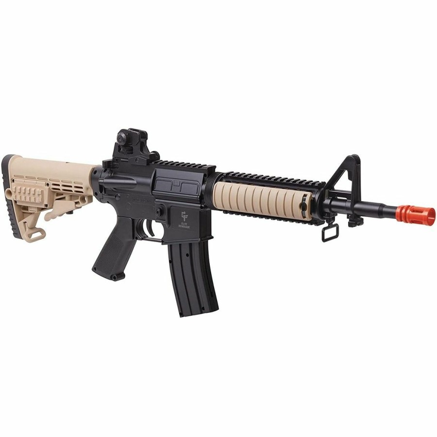 Bb & Air Guns & Accessories * | Game Face Elite Renegade Spring-Powered Single-Shot Airsoft Rifle, Gfr37