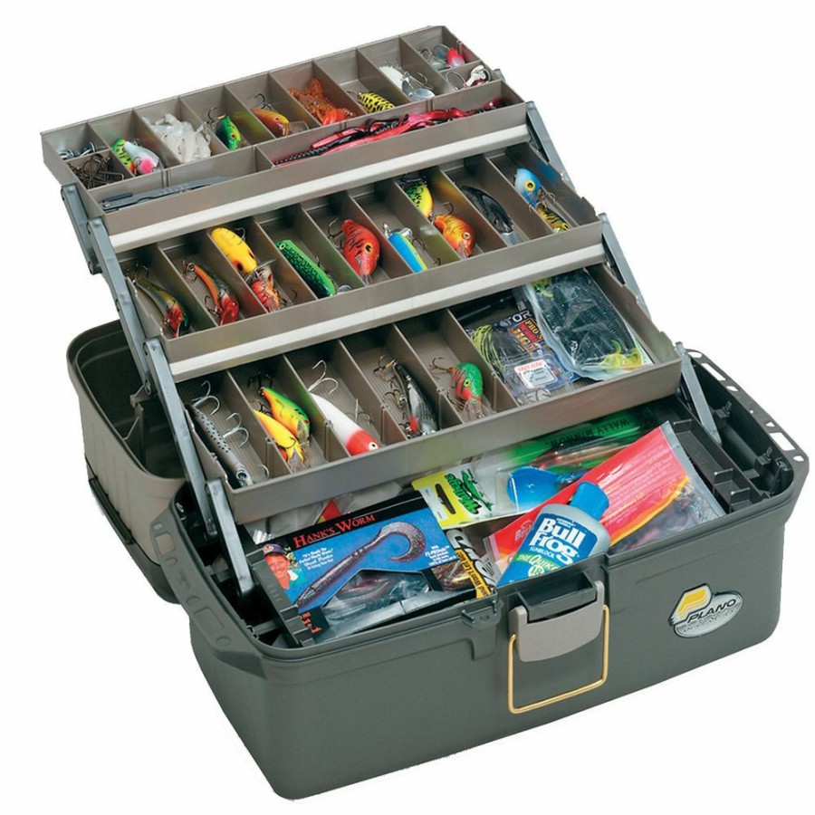 Fishing Gear * | Plano Large 3 Tray With Top Access, 613403