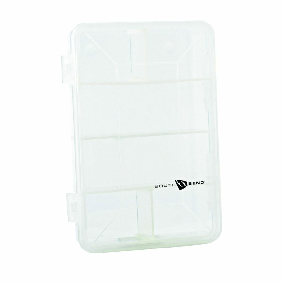 Fishing Gear * | South Bend Utility Box, 6-Compartment, Clear, 415000