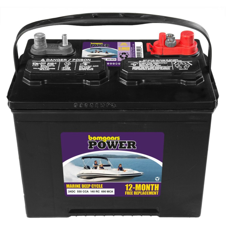 Sport Vehicles & Boating * | Bomgaars Power Marine Battery, 140 Rc, 24-Dc