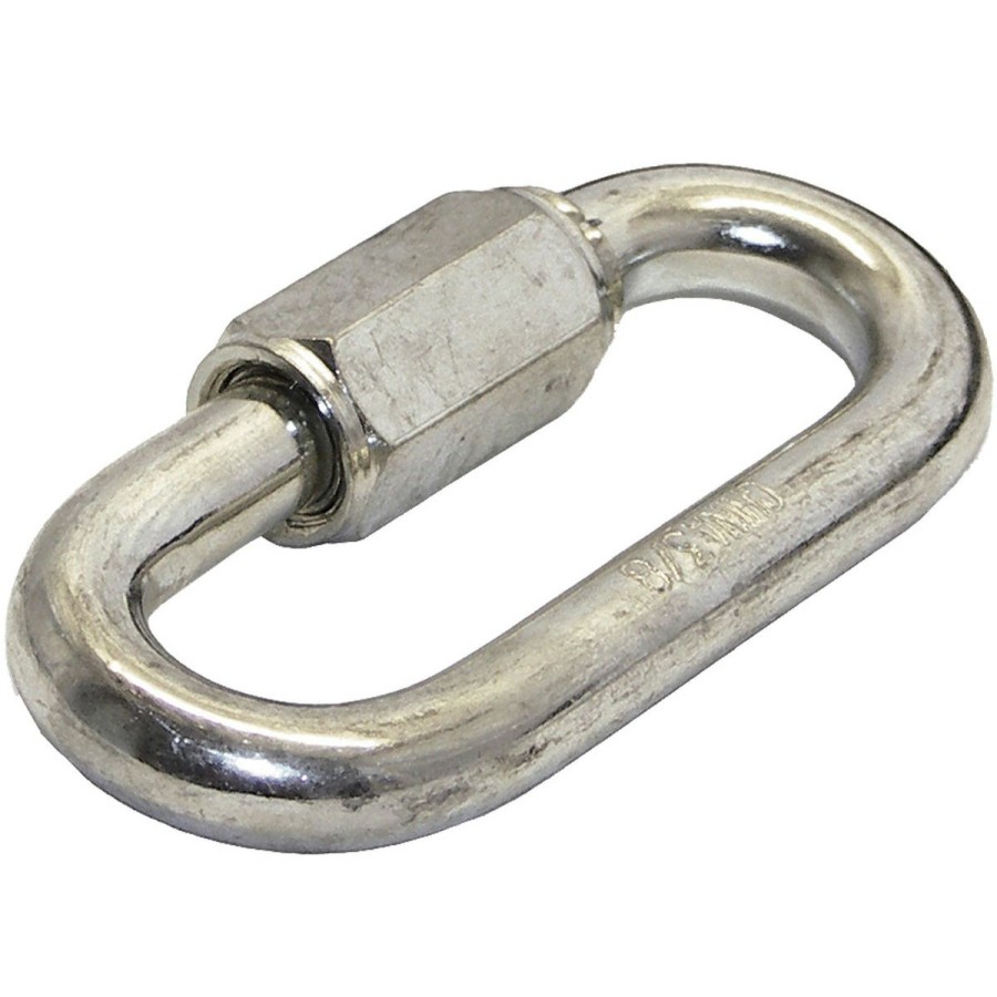 Sport Vehicles & Boating * | Shoreline Marine Plated Steel Quick Link, 1/4 In, 52192