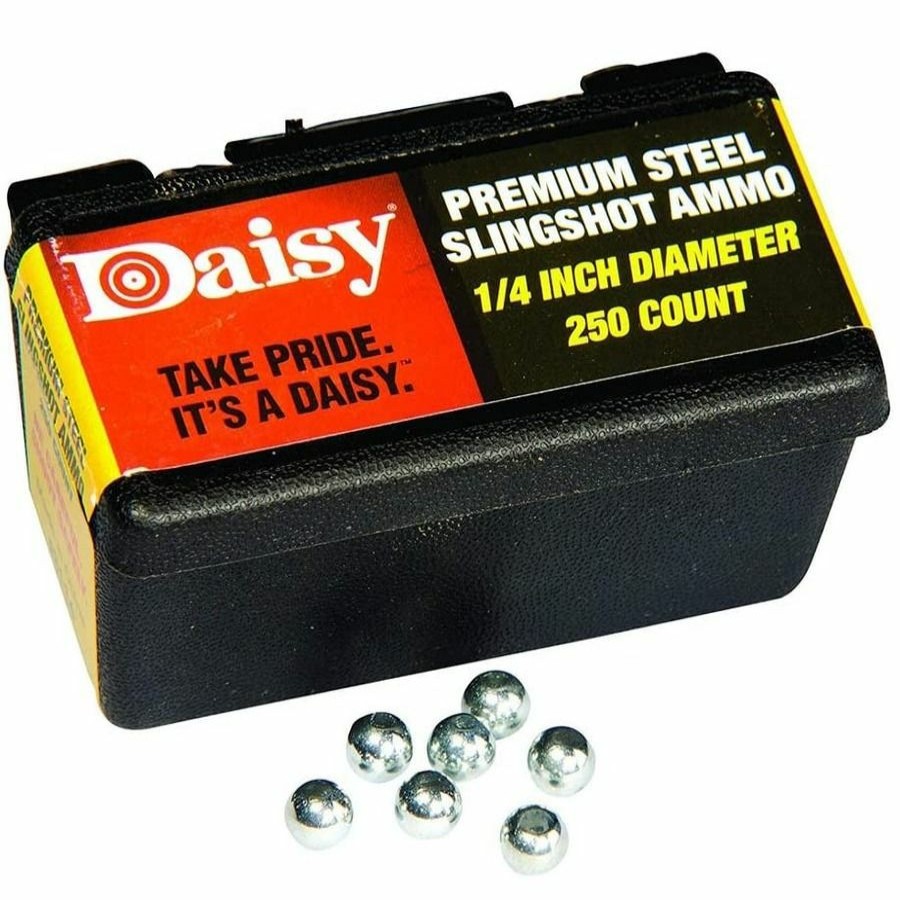 Bb & Air Guns & Accessories * | Daisy 1/4 In Steel Slingshot Ammo, 988114-446