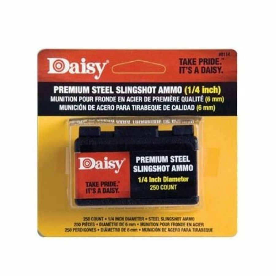 Bb & Air Guns & Accessories * | Daisy 1/4 In Steel Slingshot Ammo, 988114-446