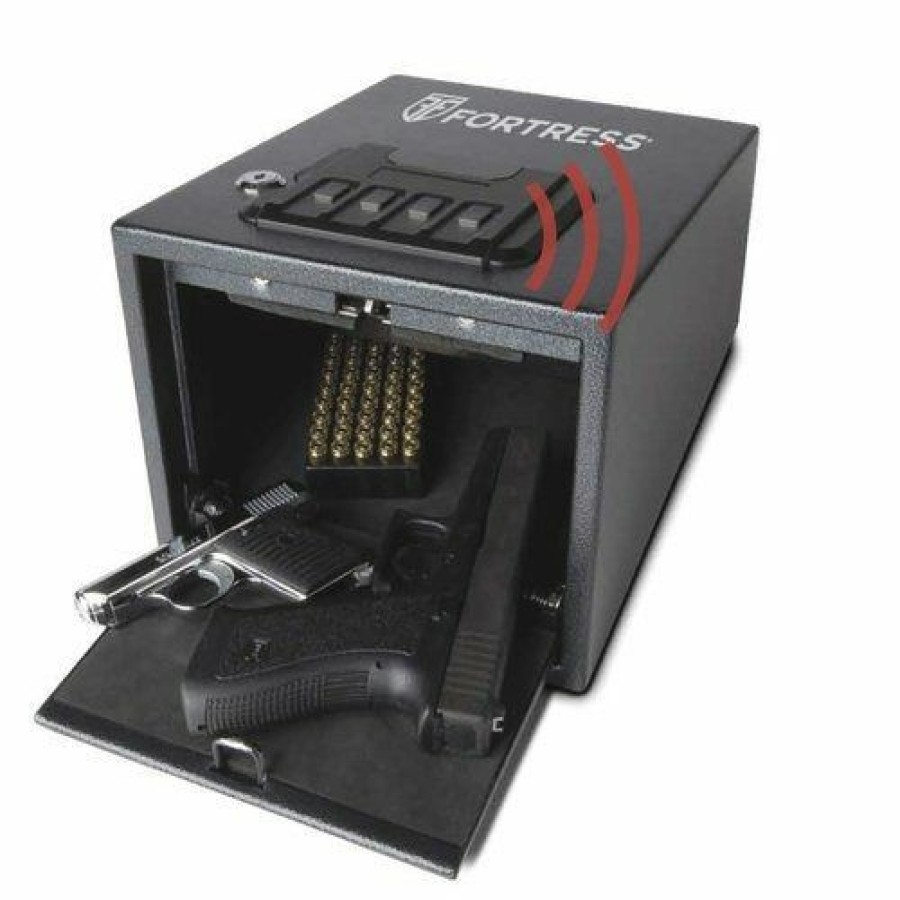 Gun Supplies, Storage & Ammunition * | Fortress Pistol Safe With Electronic Lock, 11 X 9.3 X 14, P2Ea