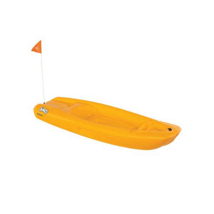 Sport Vehicles & Boating * | Pelican Solo Kids Kayak With Paddle, Mango, Kos06P102