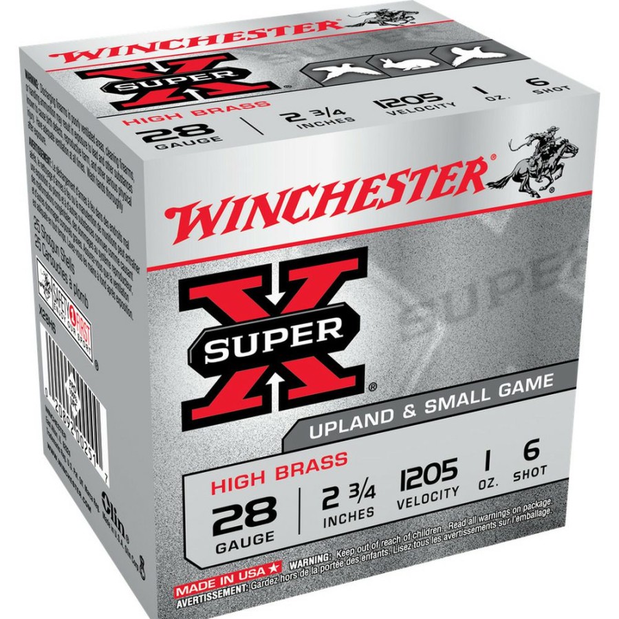 Gun Supplies, Storage & Ammunition * | Winchester 28 Gauge High Brass Ammo, 25-Round, X28H6