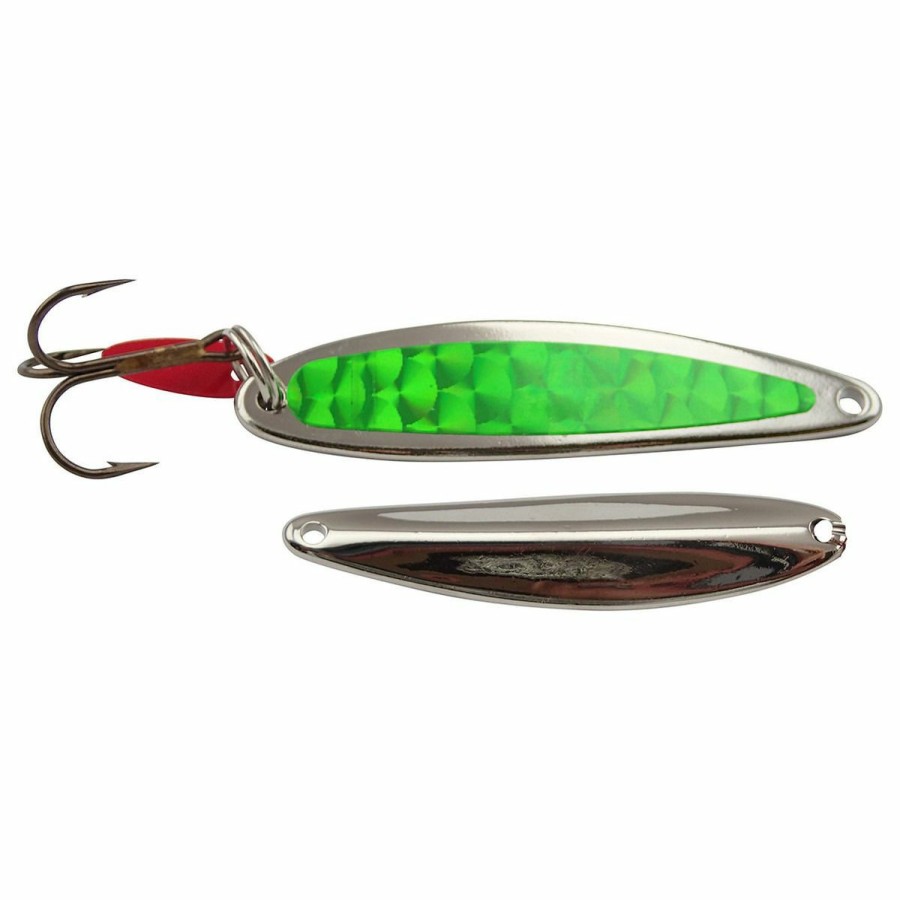 Fishing Gear * | Bay De Noc Swedish Pimle 1 1/2 In Prism Chartreuse, Sp3Ch