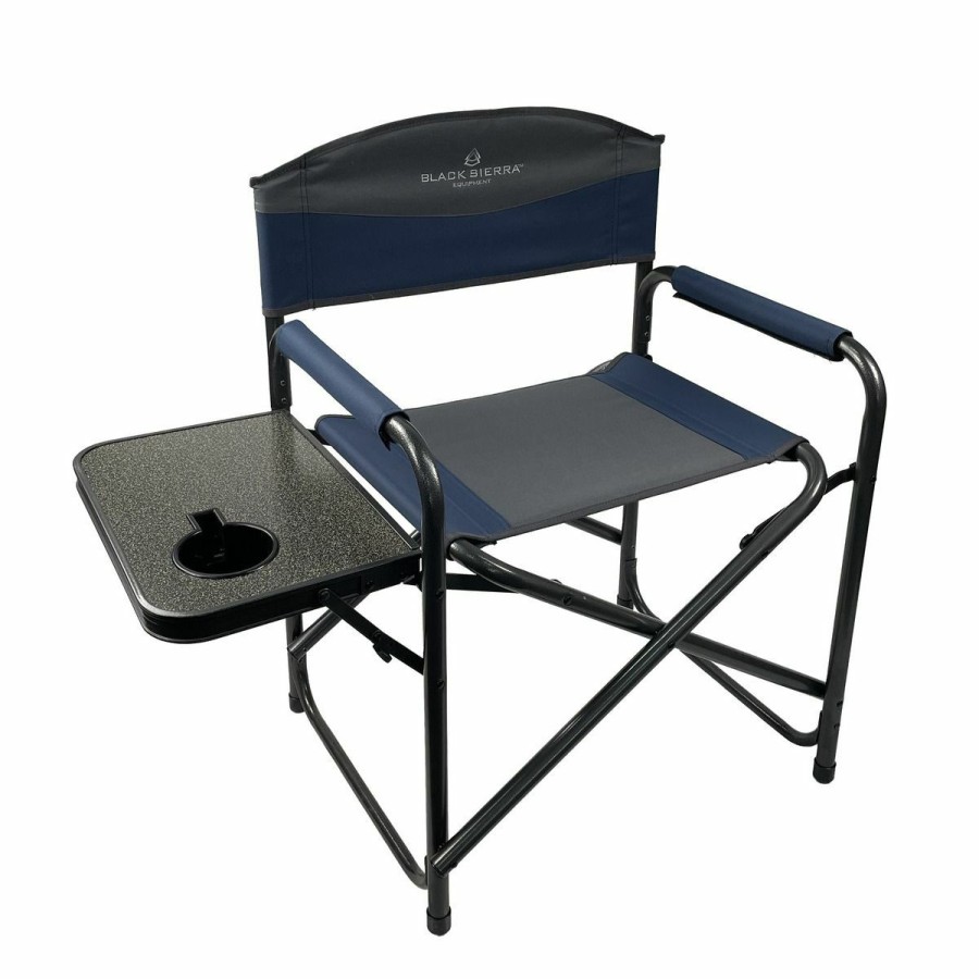 Camping & Outdoor Gear * | Black Sierra Equipment Mainstream Xl Director'S Chair, Drch-002-Nv