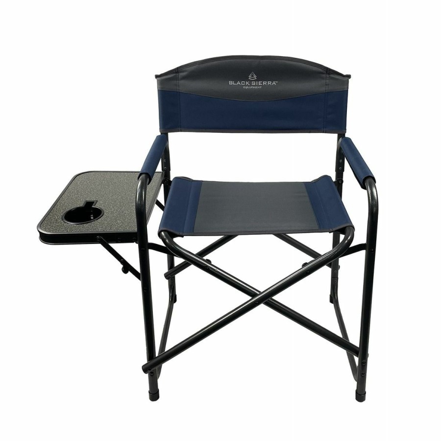 Camping & Outdoor Gear * | Black Sierra Equipment Mainstream Xl Director'S Chair, Drch-002-Nv