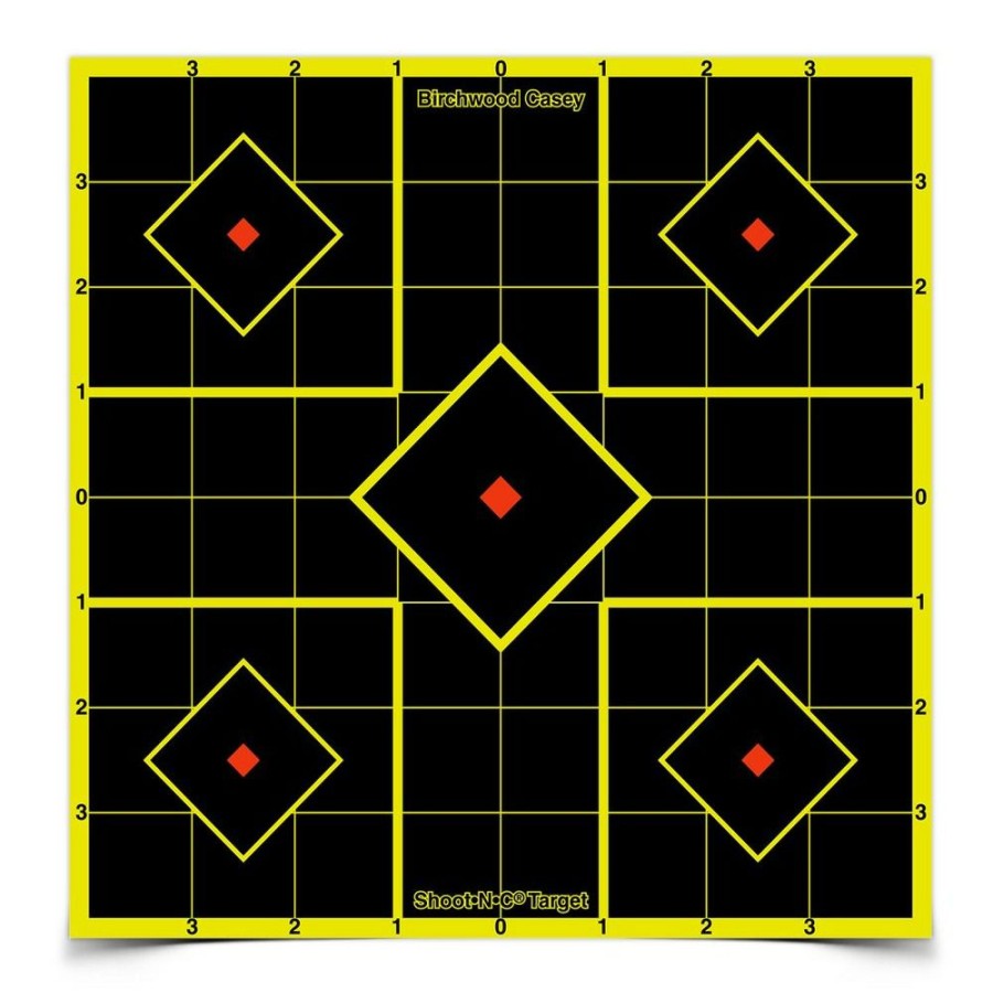 Hunting Gear * | Birchwood Casey Shoot-N-C 8 Sight In 6-Pack, Bc-34105