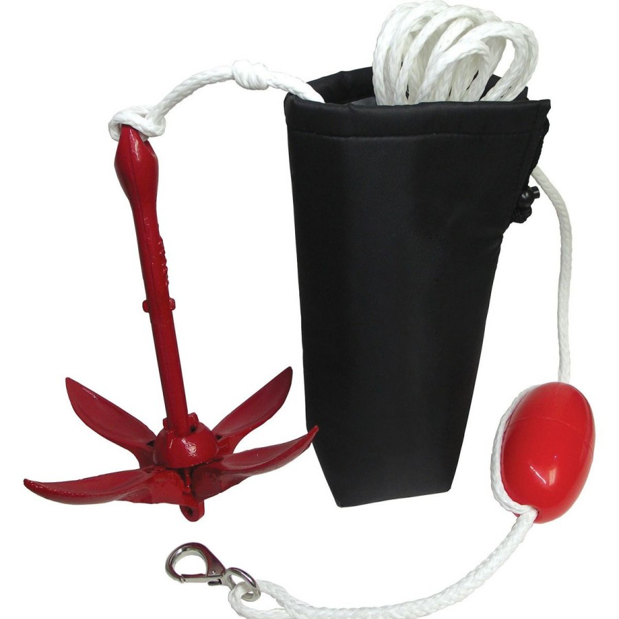 Sport Vehicles & Boating * | Shoreline Marine Small Craft Anchor W Bag, Line & Float, 3.5 Lb, 65167