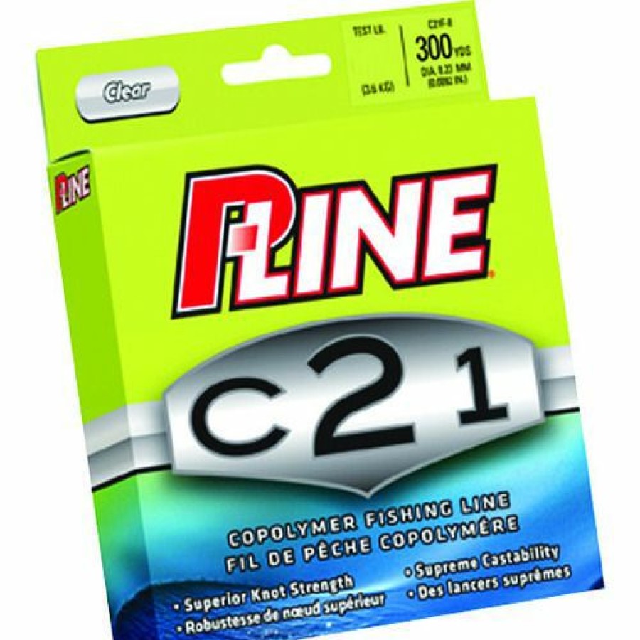 Fishing Gear * | P-Line C21 Copolymer Fishing Line, Clear, C21F-10