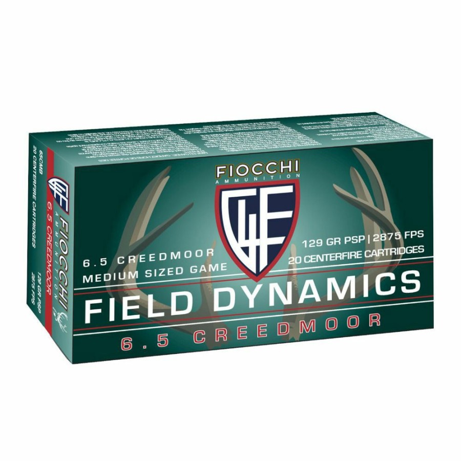 Gun Supplies, Storage & Ammunition * | Fiocchi 6.5 Creedmoor, 129 Gr Psp, 20-Rounds, 65Cmb